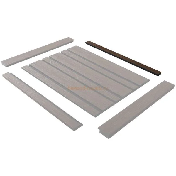 Финишный молдинг LF124B BR396K левый декорированный (31х12х2700мм) в Уфе