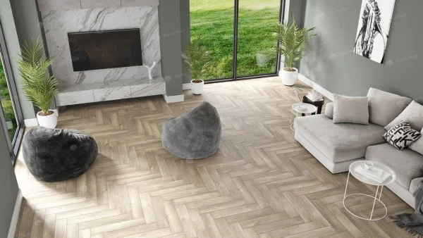 Кварц-виниловая плитка Alpine Floor Parquet Дуб Натуральный Отбеленный ЕСО 16-5 2.5 мм. 43 класс в Уфе