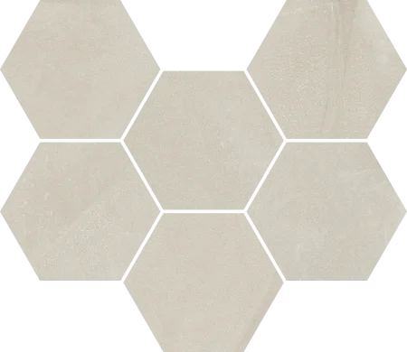 Керамогранит Italon Континуум Пьюр Мозаика Гексагон (Натуральная 25х29) в Уфе