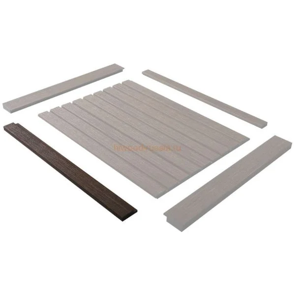 Финишный молдинг LF124A BR396 правый декорированный (42х12х2700мм) в Уфе