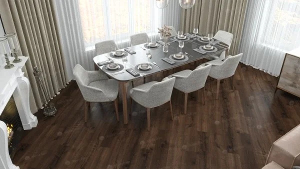 Каменно-полимерная плитка Alpine Floor Real Wood Дуб Мокка ECO 2-2, 6 мм 43 класс в Уфе