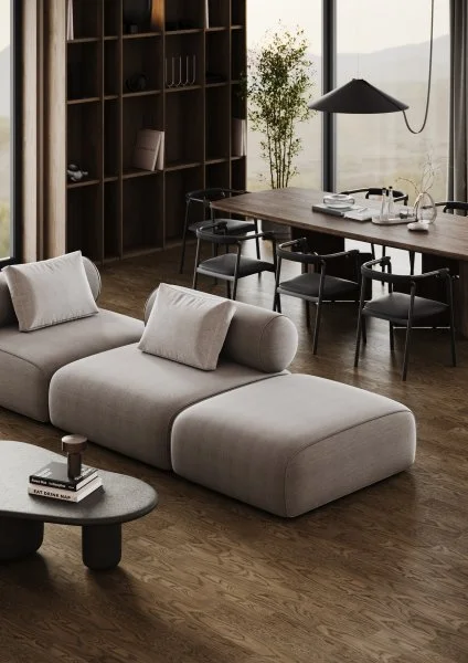 Паркетная доска Quartz Parquet Штучный паркет Дуб Брауни 44-413 в Уфе