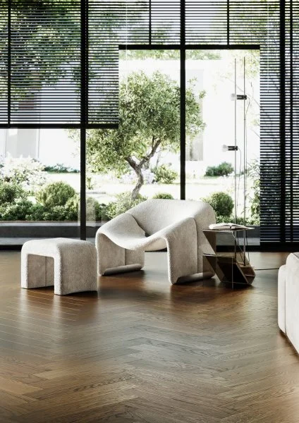 Паркетная доска Quartz Parquet Английская Ёлка Дуб Рустикальный 33-410 в Уфе