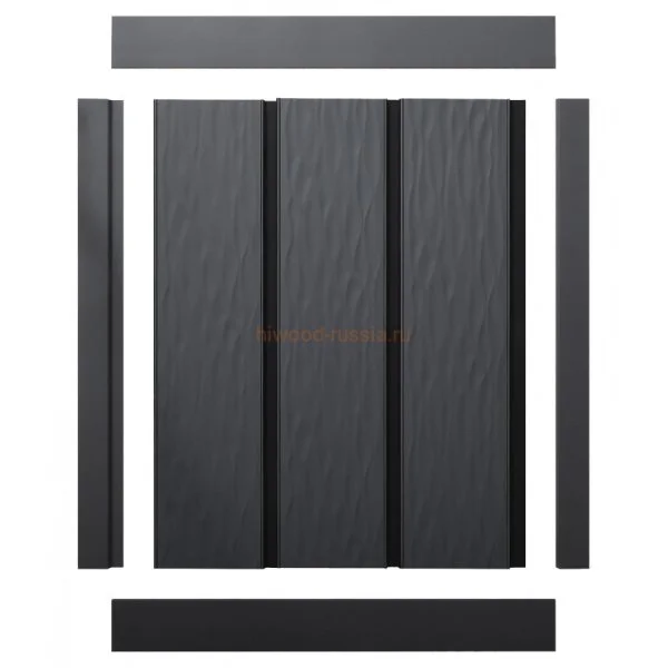 Финишный молдинг LF124A GR15K правый декорированный (42х12х2700мм) в Уфе