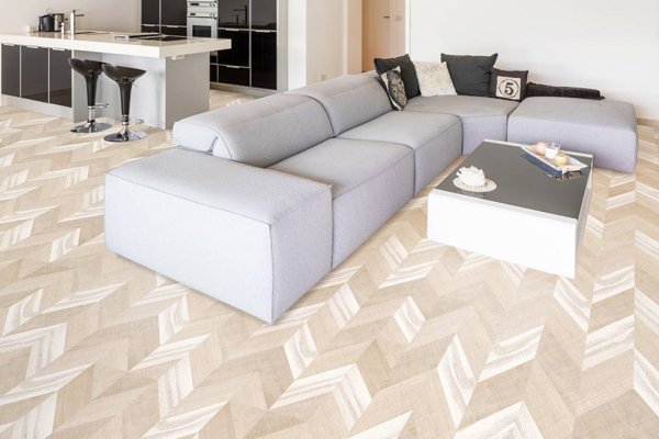 Пробковое покрытие CorkStyle Chevron Creme (1235*305*6 мм) HC в #REGION_NAME_DECLINE_PP#
